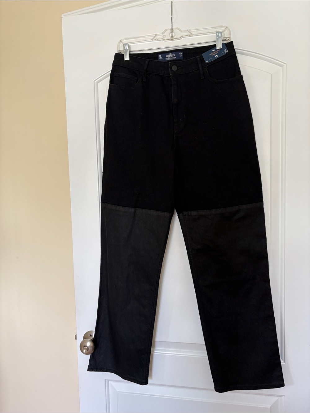 Hollister Two-Tone Black High-Rise Jeans